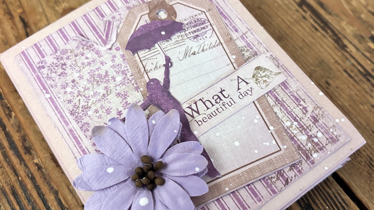 DIY: A Beautiful Day mini folio