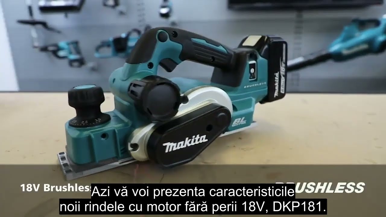 Rindea Makita DKP181 cu acumulatori LXT 18V
