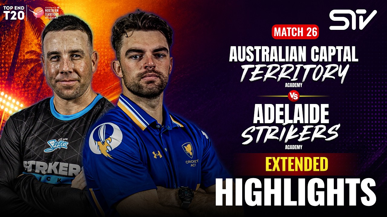 Full Match Highlights | ACT Comets vs Adelaide Strikers | Match 26 | Top End T20 2026 | ZP1H