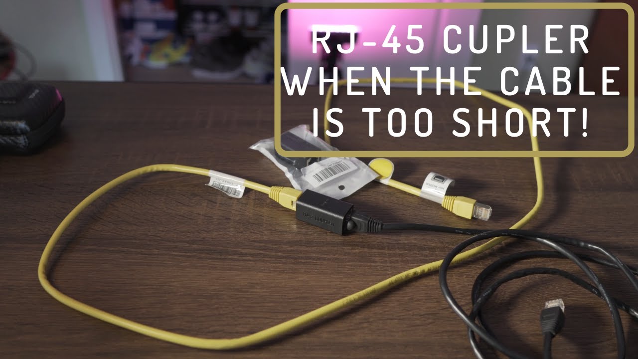 Соединитель RJ45 — если нужно удлинить кабели!