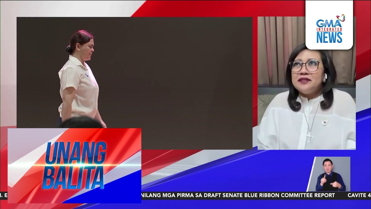 Panayam kay Rep. Gerville Luistro, House Committee on Justice Chairperson | Unang Balita
