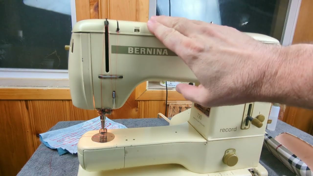 58- Partie 4- Réparation et restauration d'une machine à coudre Bernina Record 730.