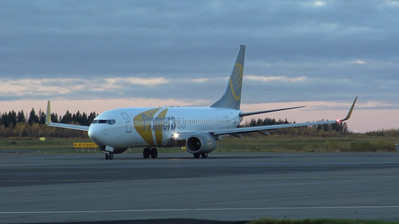Primera Air Nordic Boeing 737-800 YL-PSC at Tampere-Pirkkala