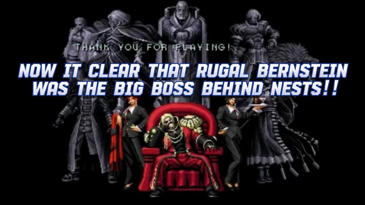 The Secret Story Of Rugal Bernstein And Nests Saga - The King Of Fighters