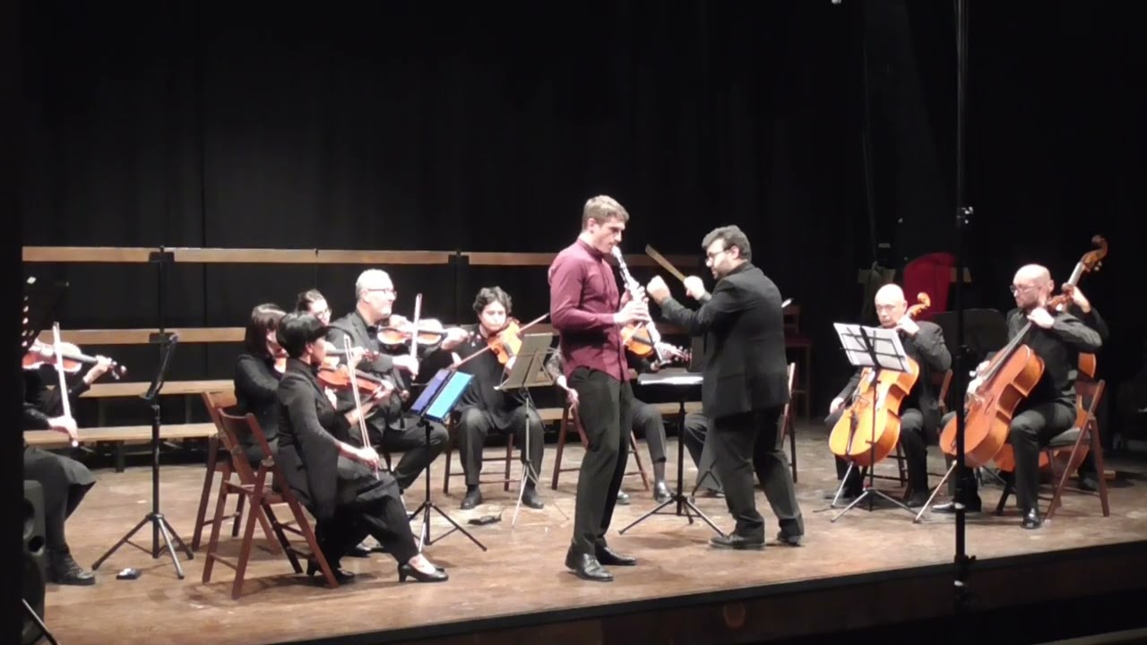 Ciro Scarponi Elegia for Danny, Giacomo Margaritelli clarinet, Fabio Afrune conductor