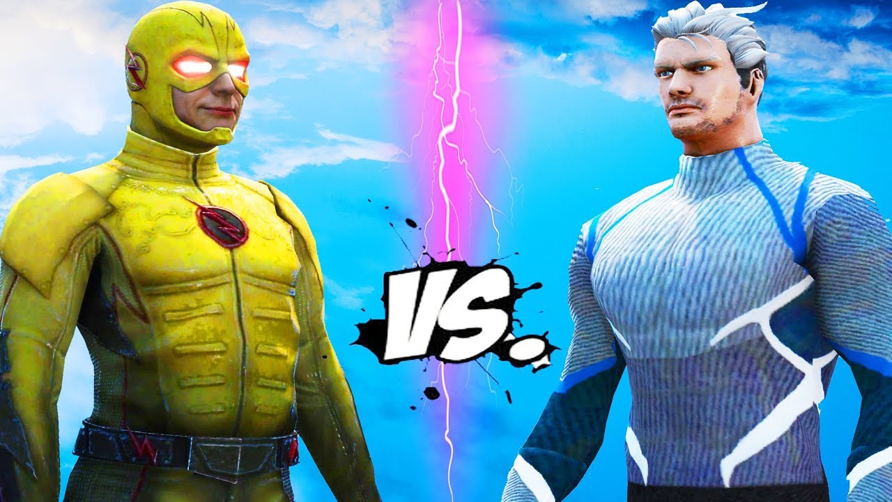 QUICKSILVER VS REVERSE FLASH - EPIC BATTLE