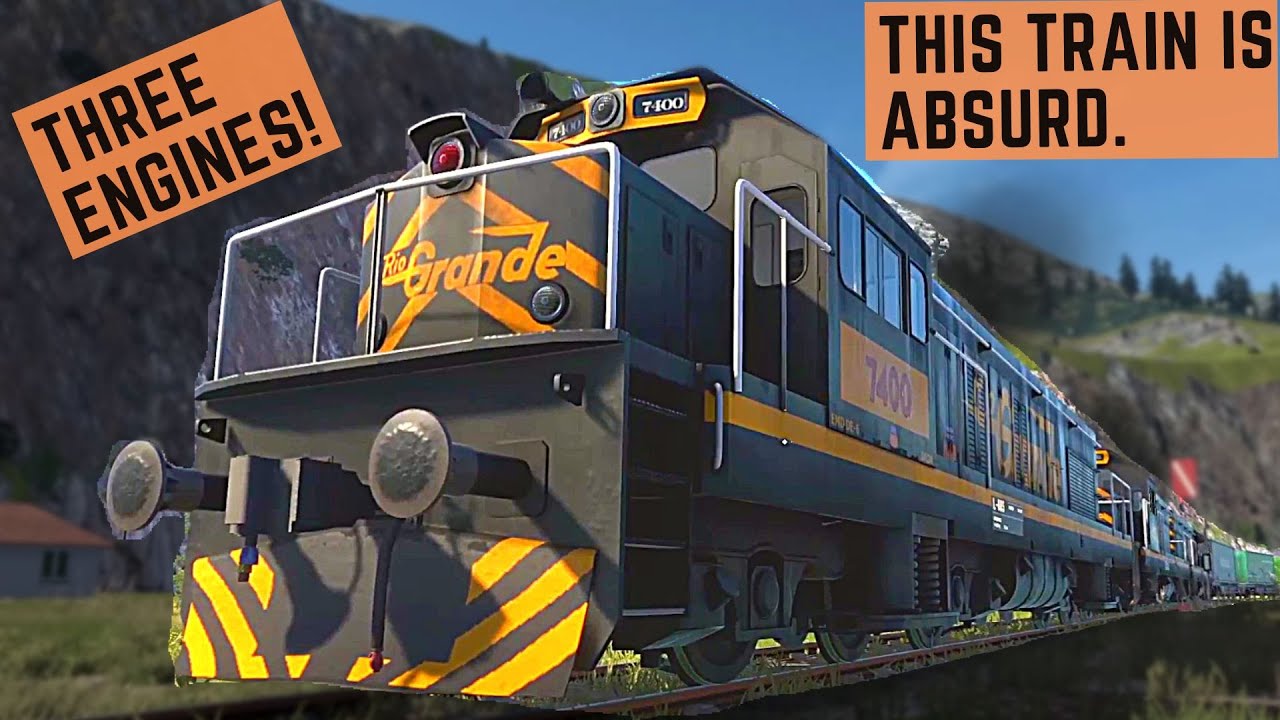 [DV] HAULING A REAL LIFE SIZED TRAIN IN DERAIL VALLEY!