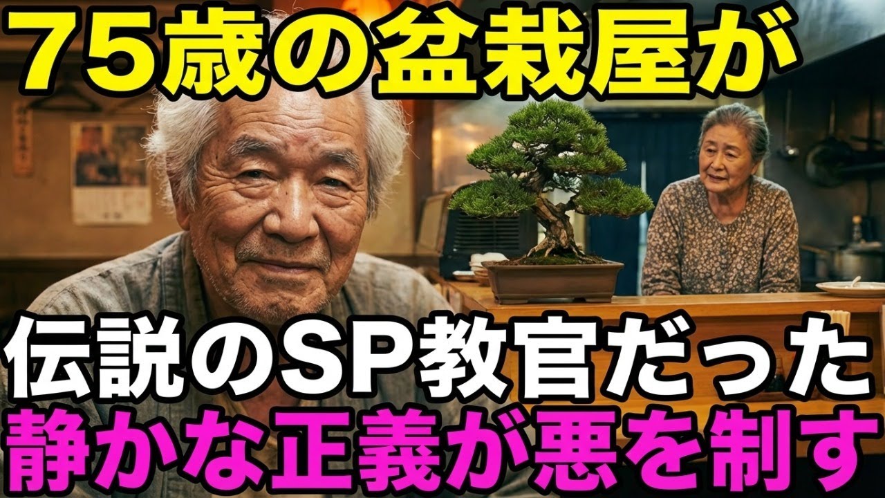 ヤクザ「死に損ないのジジイが！」盆栽店の老人に酒を浴びせ形見を壊した瞬間、伝説のSP教官のスイッチが入り1秒で床に這いつくばることに…