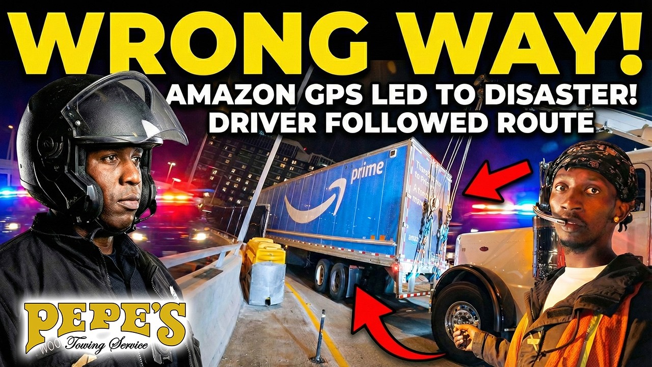 Некомпетентный водитель Amazon застрял в зоне прилета аэропорта Лос-Анджелеса!