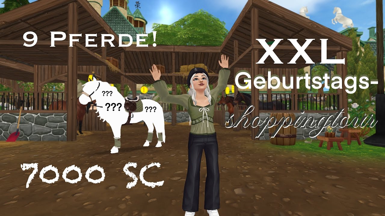 ICH KAUFE 9 PFERDE // GEBURTSTAGSSHOPPING-TOUR // SSO Pferdekauf Caroline Tundrariver