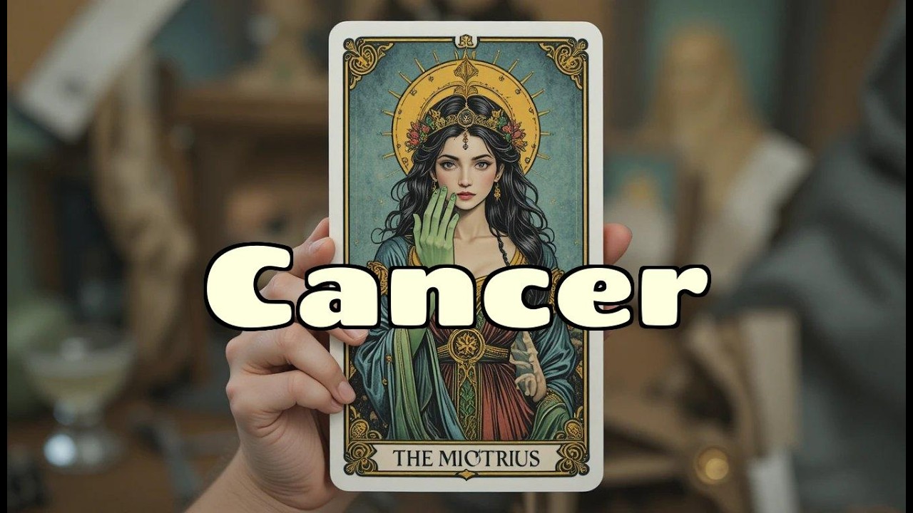 CÁNCER 🎭 La máscara cae y confirma lo que sentías… te ama en silencio ❤️✨ | HOROSCOPO AMOR