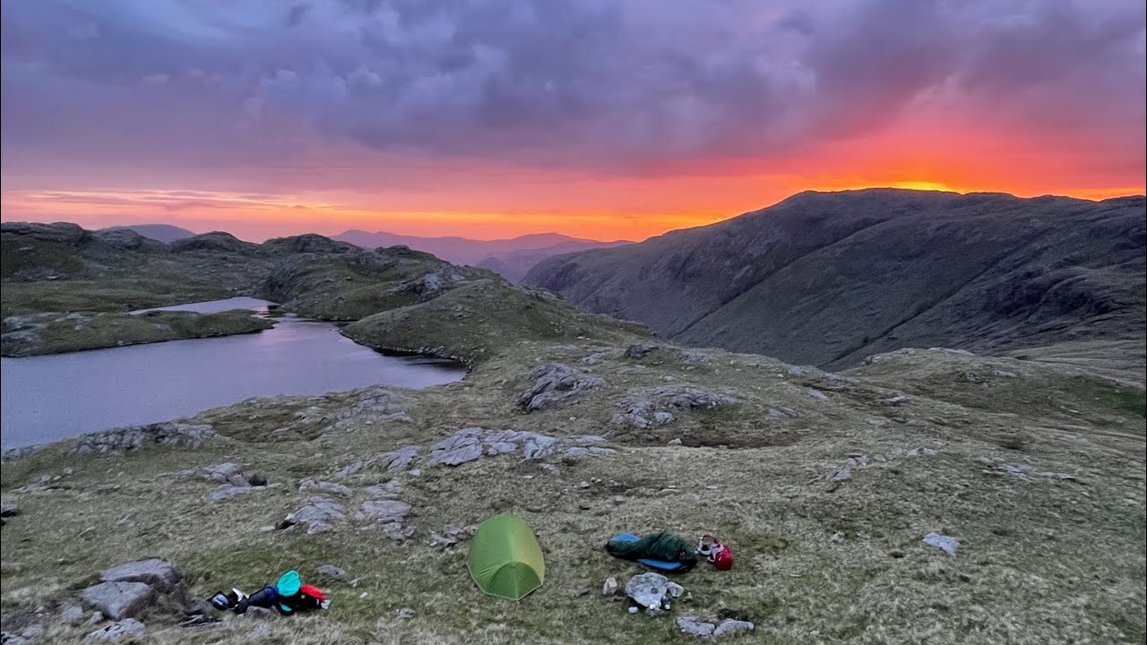 Hiking Scafell Pike via the Corridor route + a wild camp | Lake District