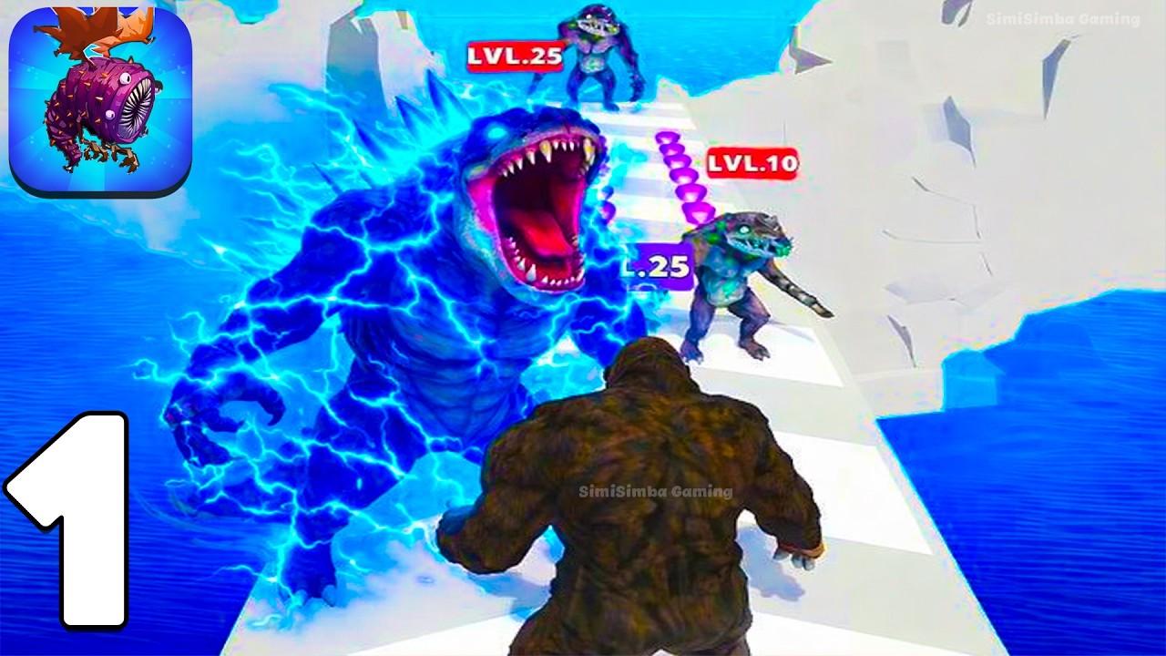 🔥Прохождение игры Monster Evolution Run: все уровни, часть 1. Увлекательная эволюция (Android, iOS)