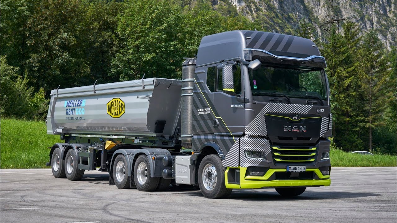 New 2024 MAN hTGX Hydrogen truck - First Look