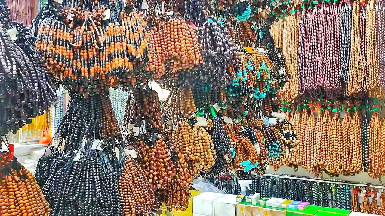 PASAR TASBIH TERBESAR DI ARAB SAUDI Makkah, Pasar ka'kiyah Makkah. harga grosir. tasbih kaukah.