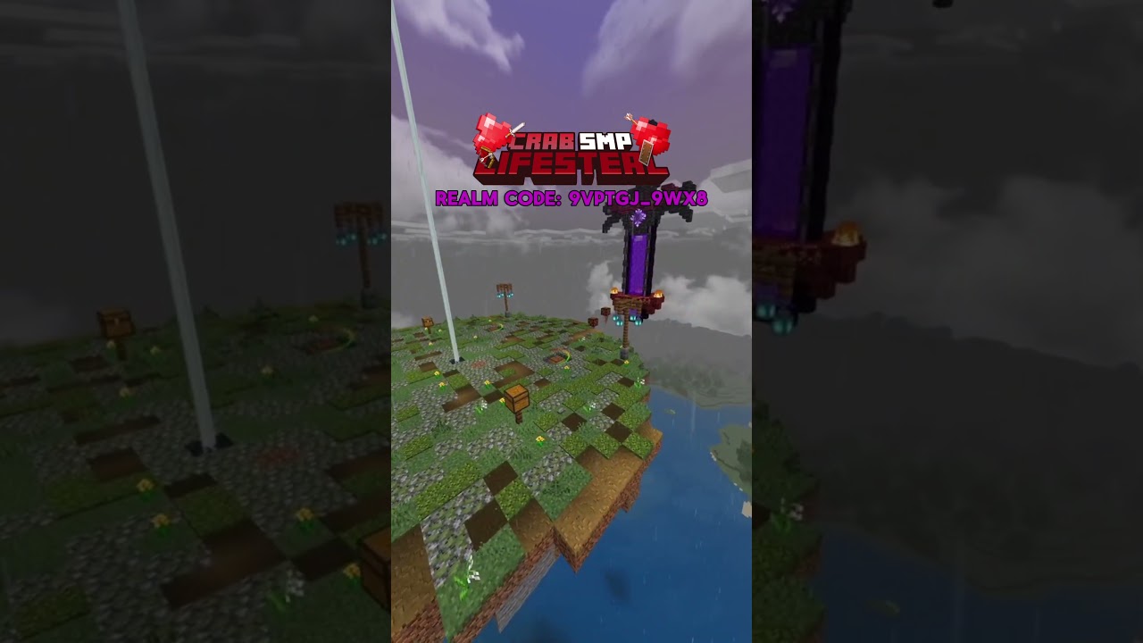Best MCBE Lifesteal SMP 1.21.2 - Realm code in video! #minecraft #bedrock #realm #lifesteal