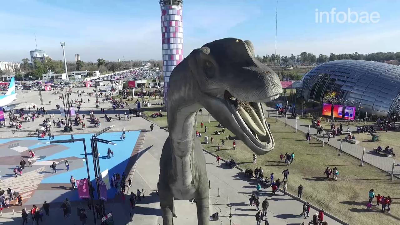 El predio ferial de Tecn&oacute;polis, desde el drone de Infobae