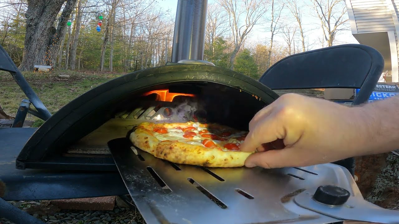 $97 Expert Grill Wood Fired Pizza Oven in Action #pizza