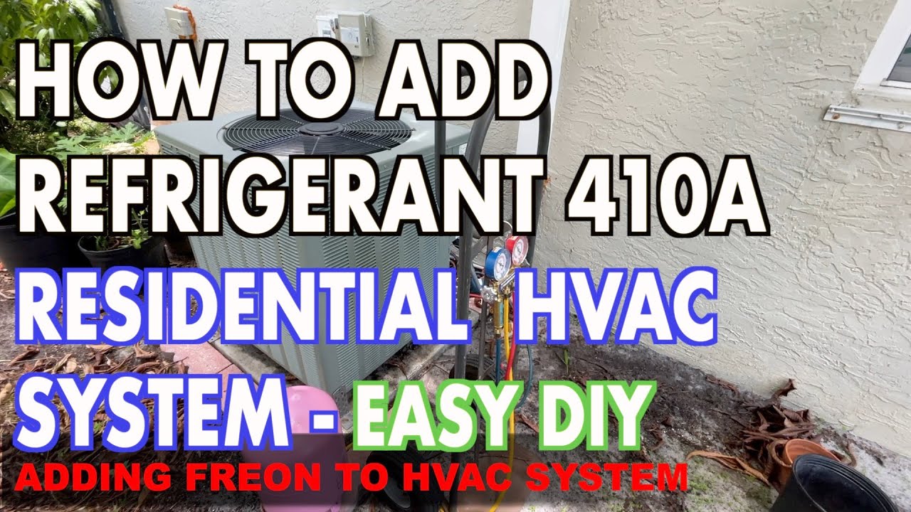 Jak prawidłowo napełnić system HVAC gazem freonowym 410a - HVAC w budynkach mieszkalnych