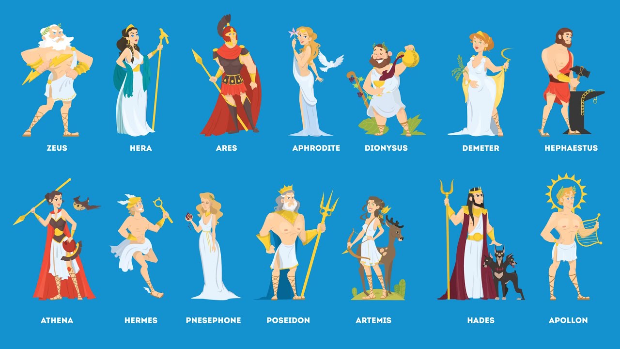 Οι Θεοί του Ολύμπου - Olympian Gods and Goddesses