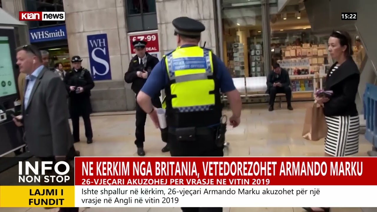 Kërkohej nga Mbretëria e Bashkuar për vrasjen e ish-snajperistit në 2019, vetëdorëzohet i riu