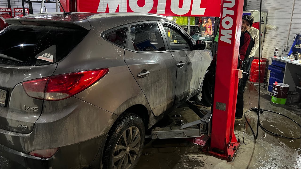Замена масла в АКПП Hyundai Ix35 A6lf2