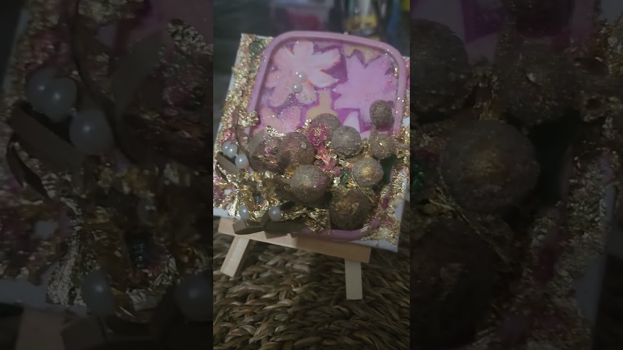 Делаем поделки на мини канвасах