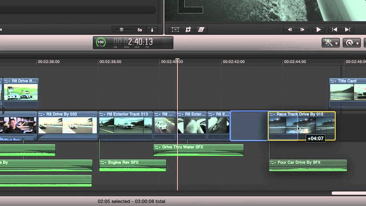 Apple - Final Cut Pro X - Magnetic Timeline video