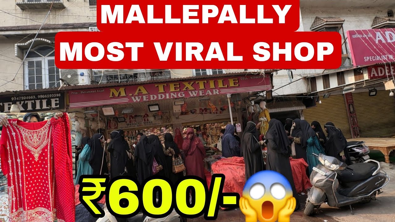 😦Unbelievable Shocking Last Ramzan 3 Days Offers at M.A Textiles Mallepally Hyderabad | Suits Dress