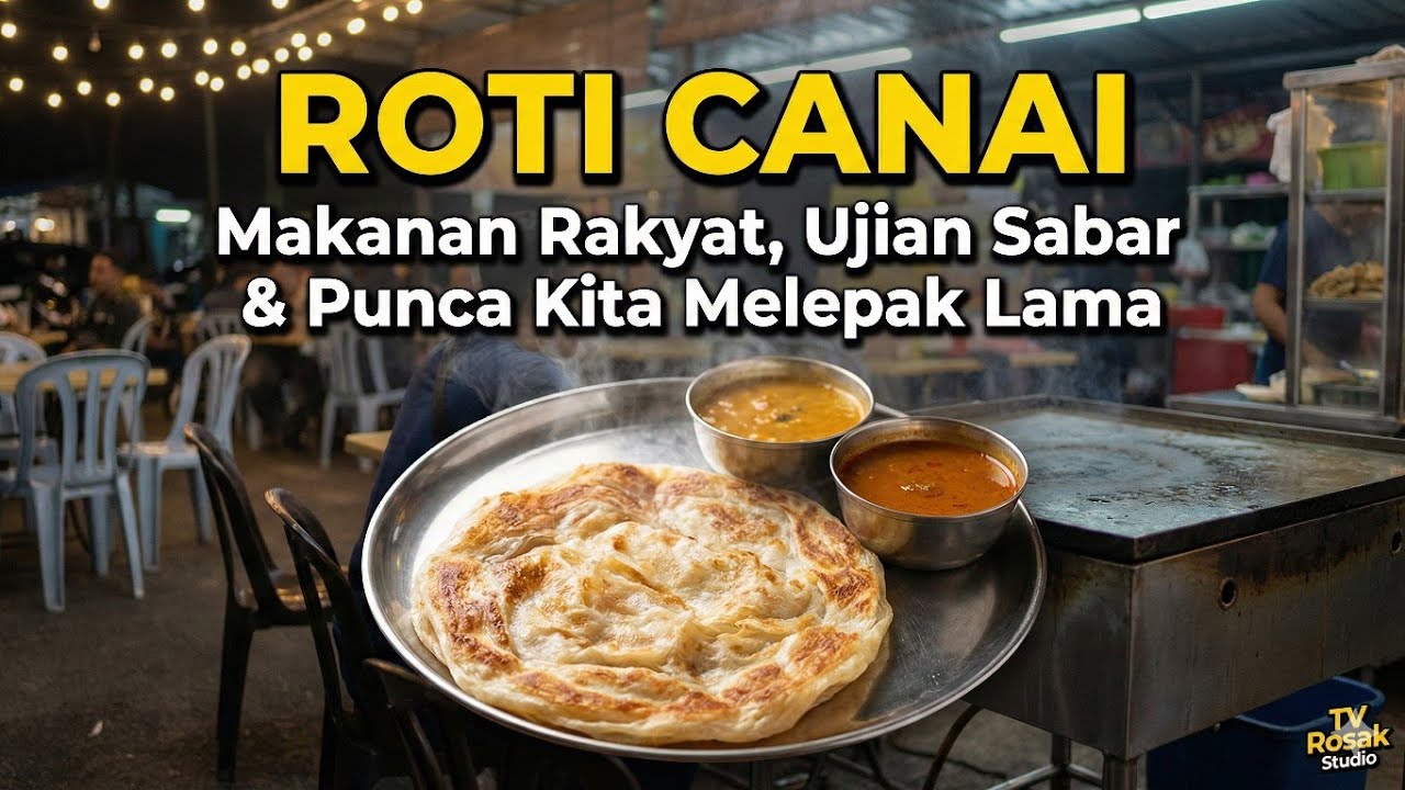 “Roti Canai: Makanan Rakyat, Ujian Sabar & Punca Kita Melepak Lama”