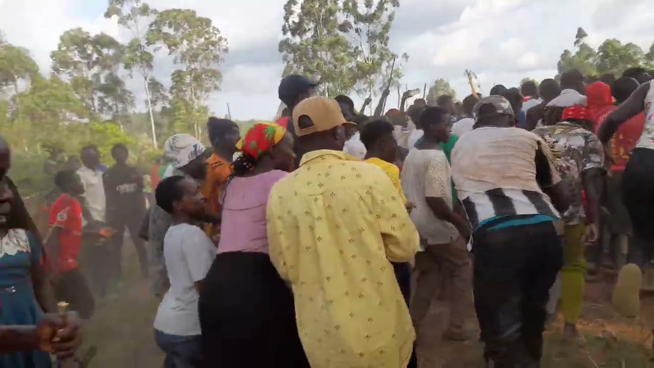 African culture/bullfighting in kakamega 