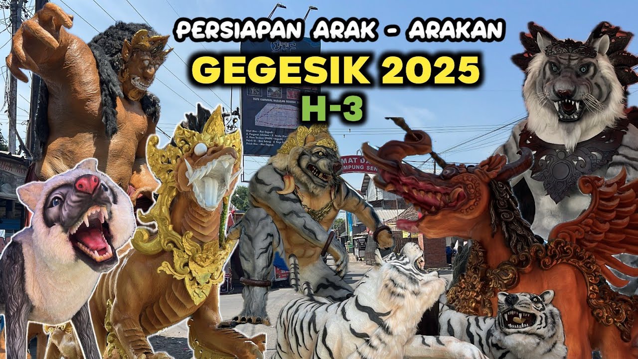 WOW KEREN ‼️ Persiapan Arak - Arakan GEGESIK KAMPUNG SENI 2025 | Karnaval Gegesik Cirebon 
