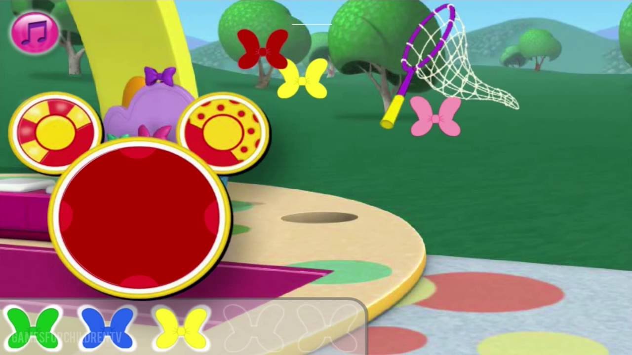 Mickey Mouse Clubhouse - Full Game of Minnie's Flutterin' Butterfly Bow - Walkthrough - Disney Jr.
