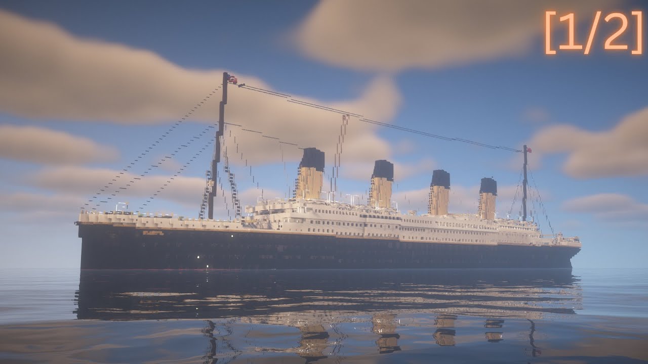 Minecraft: How to build the Titanic in Minecraft | Minecraft Titanic Tutorial