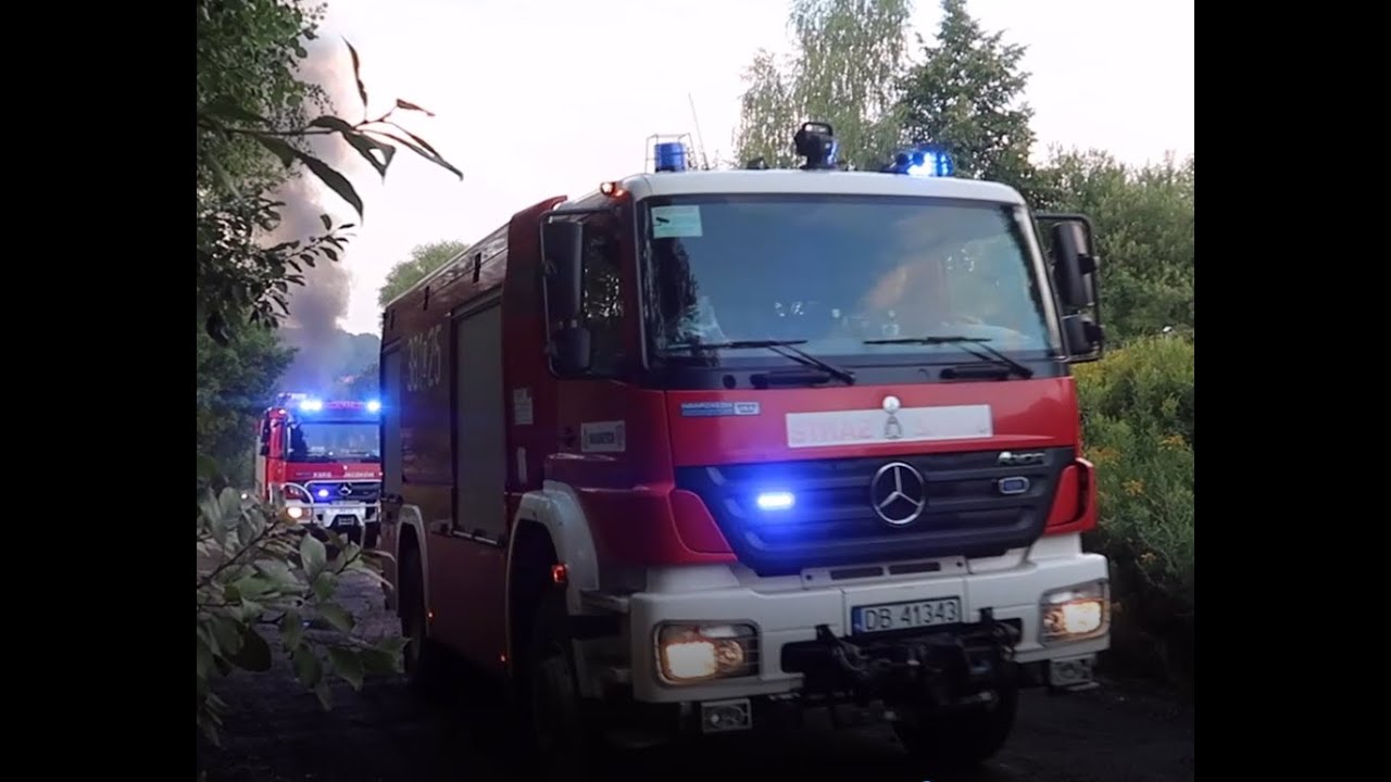 14.08.2022 Dojazd/przejazd alarmowy SIS do pożaru budynku w Wałbrzychu.