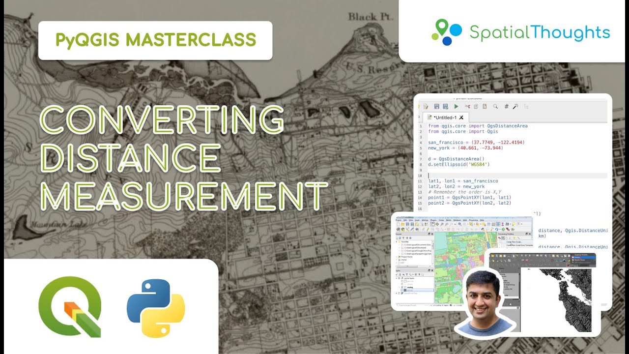 Преобразование единиц измерения расстояния &mdash; мастер-класс по PyQGIS