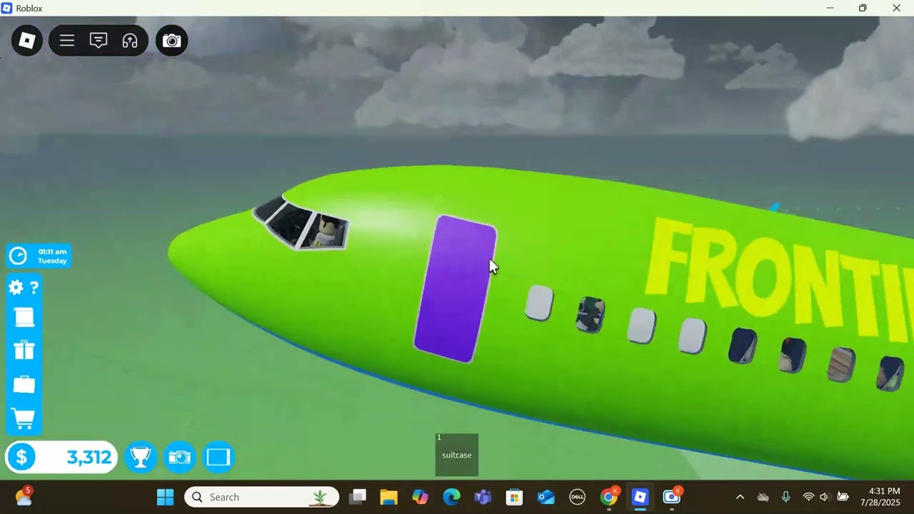 CRASH LANDING IN CABIN CREW SIMULATOR! #viral #subscribe #ccs #roblox