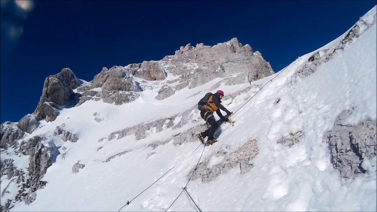 Jof di Montasio - Forca Verde ( Winter ascent )