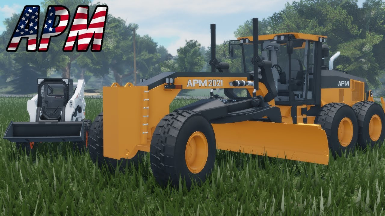 Создание рампы в APM | Roblox American Plains Mudding
