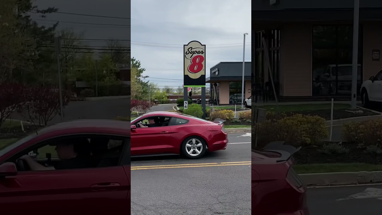 Straight Piped V6 Mustang