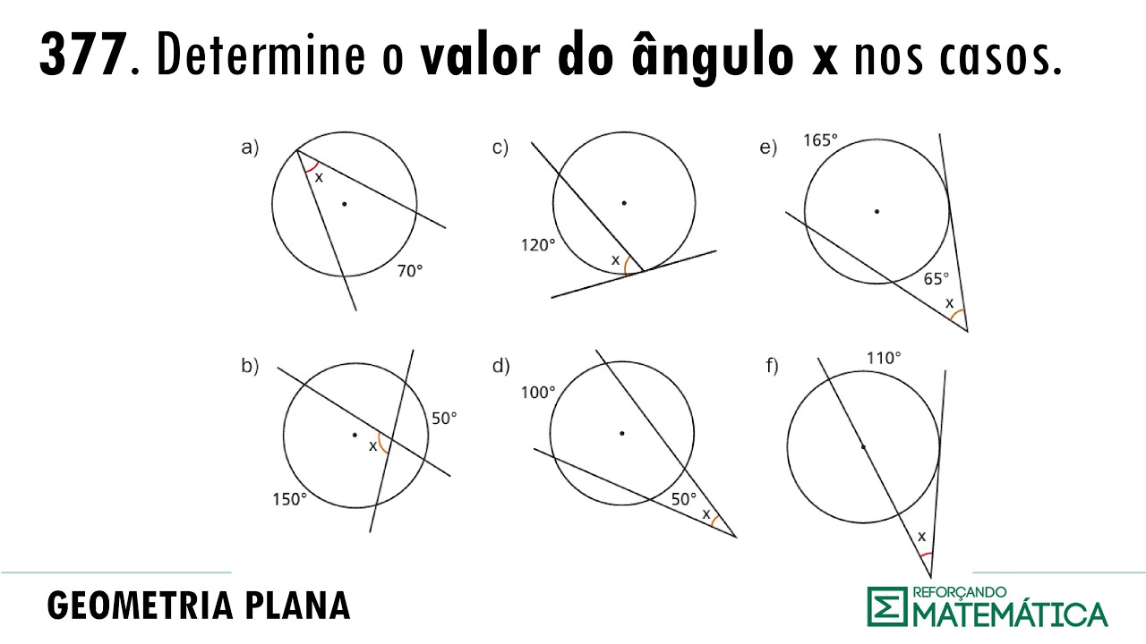 C11. ÂNGULOS NA CIRCUNFERÊNCIA [377-378]