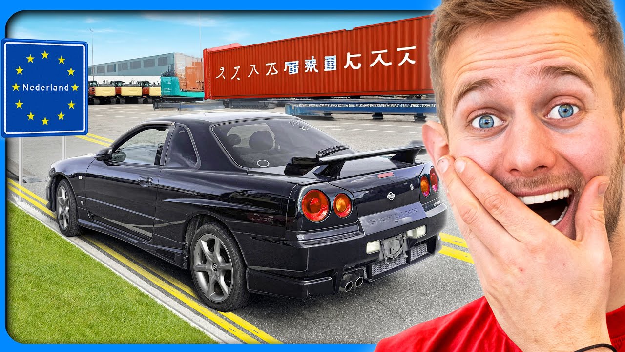 DE NISSAN R34 SKYLINE IS IN NEDERLAND!