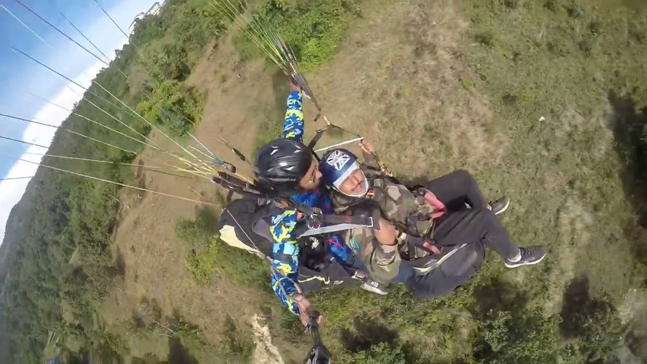 Pokhara paragliding from Sarangkot sushil