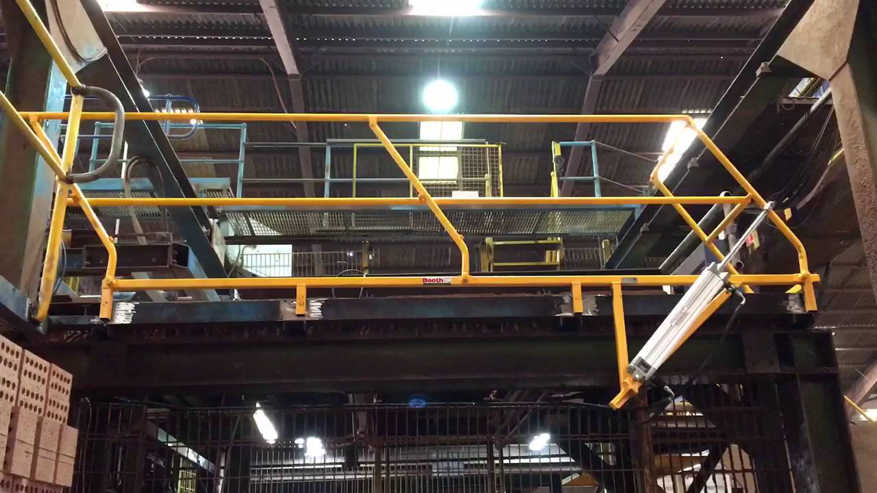 Booth Engineering   fold down rails