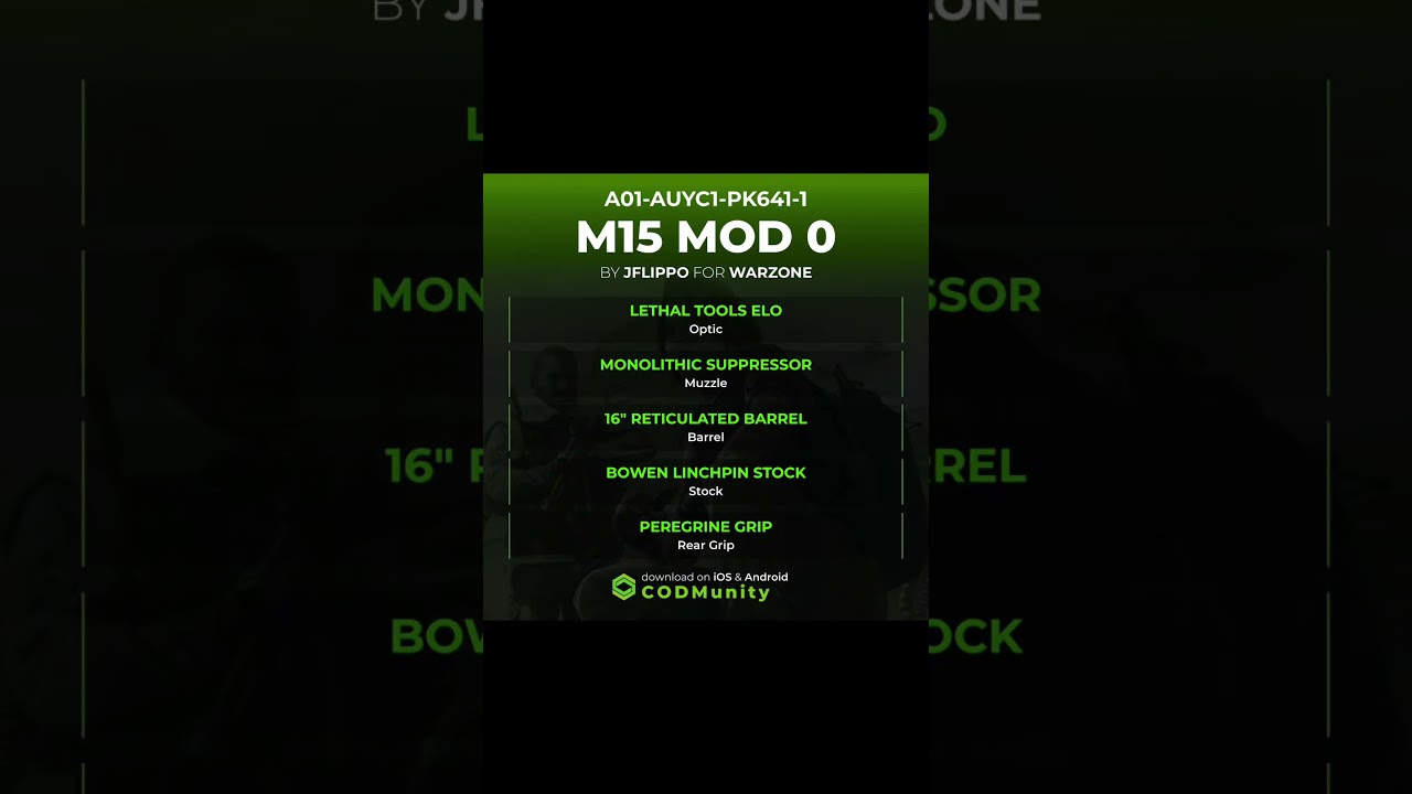 new M15 MOD 0 LOADOUT is *BROKEN* in WARZONE! 😲 (Best M15 MOD 0 Class Setup) - BO7