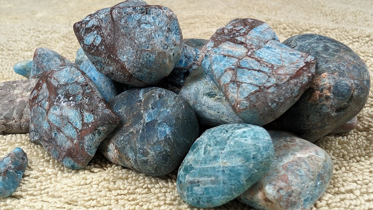 Blue Apatite...and how to not tumble it. 😥