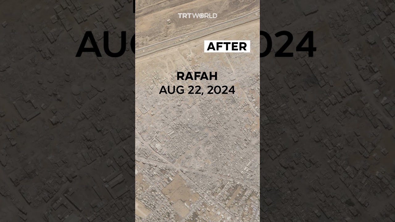 Destruction of Gaza's Rafah