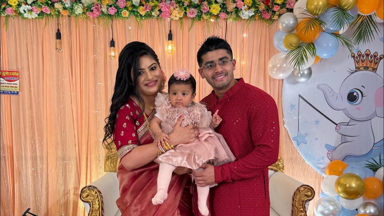 Kittu অন্নপ্রাশনের সন্ধ্যা বেলা.অতিথিদের আগমন,ভূরিভোজ,কম সময়ে আয়োজিত এক জমজমাট অনুষ্ঠান ভালো কাটলো।