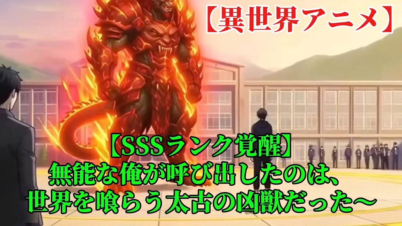【異世界アニメ】【SSSランク覚醒】無能な俺が呼び出したのは、世界を喰らう太古の凶獣だった～