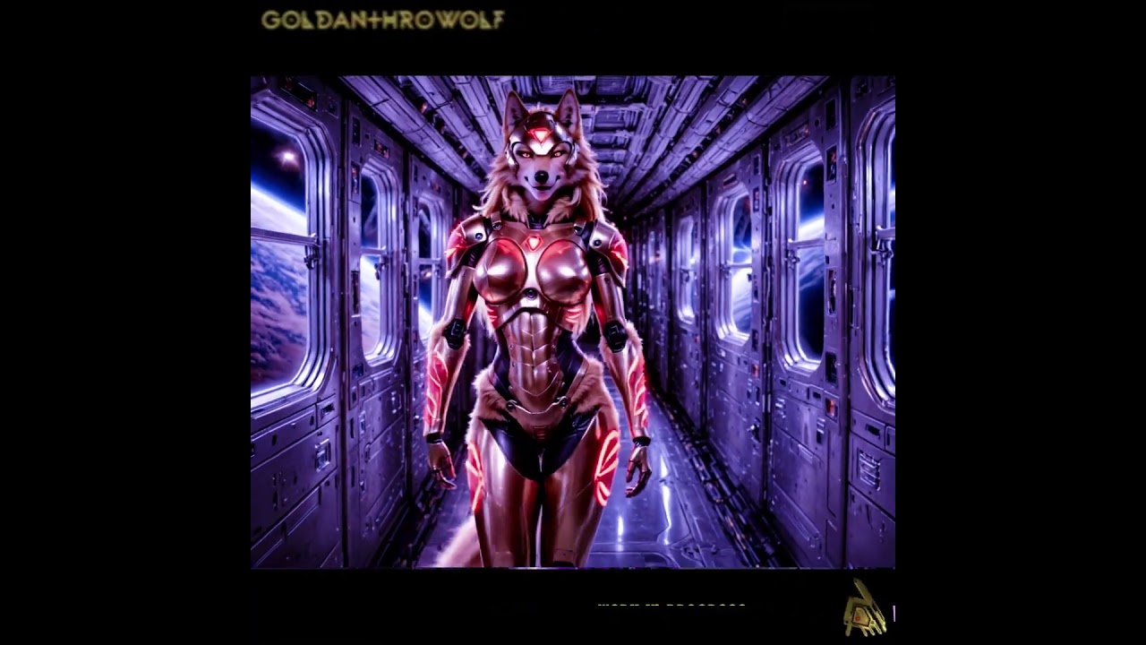 The Metal Wolves -#furry #suno #ai #Luphra'Nite #GoldAnthroWolf #Twitch #ScienceFiction #Rock